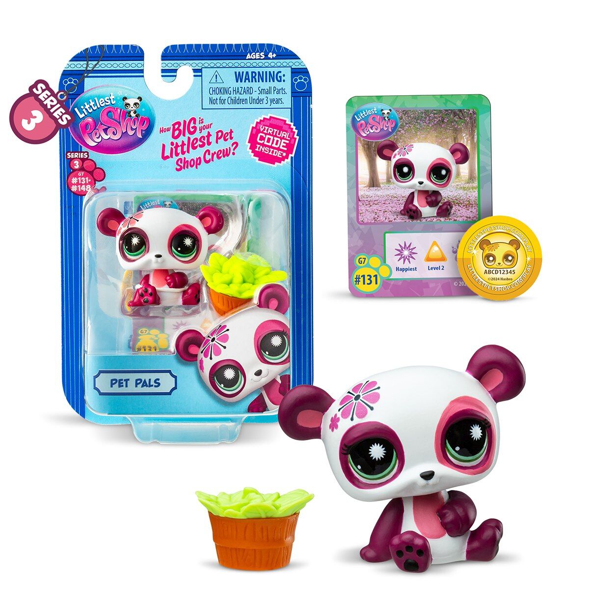 Littlest Pet Shop Zwierzątko niespodzianka blister seria 3 LPS00523 1szt.mix