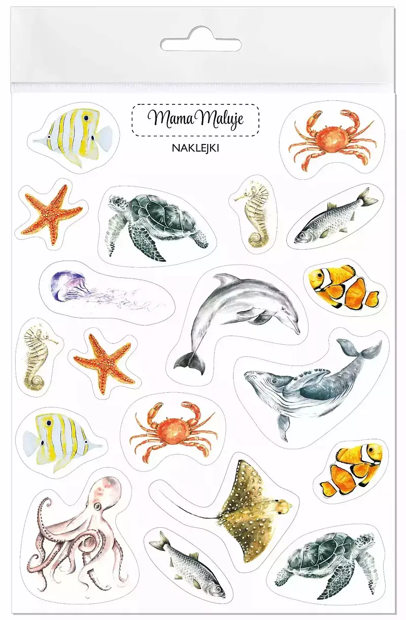 Naklejki zwierzęta mórz i oceanów