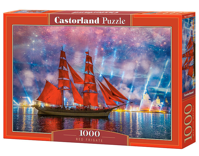 Puzzle 1000 czerwona fregata