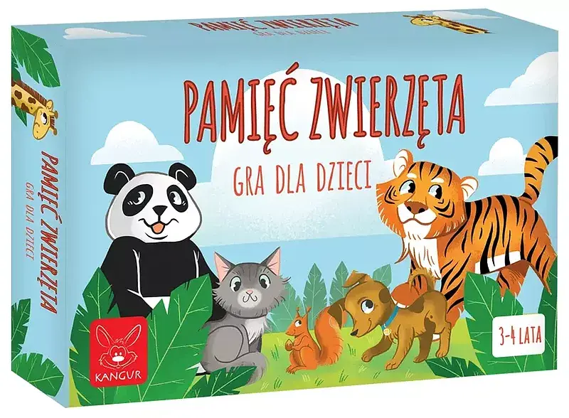 Gra pamięć zwierzęta dla dzieci