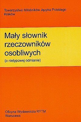 Mały słownik rzeczowników osobliwych