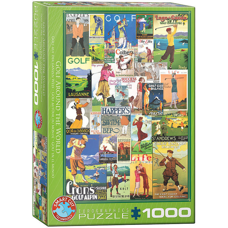 Puzzle 1000 golf around the world 6000-0933
