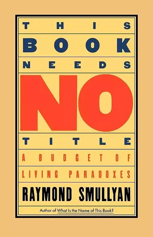 This Book Needs No Title
