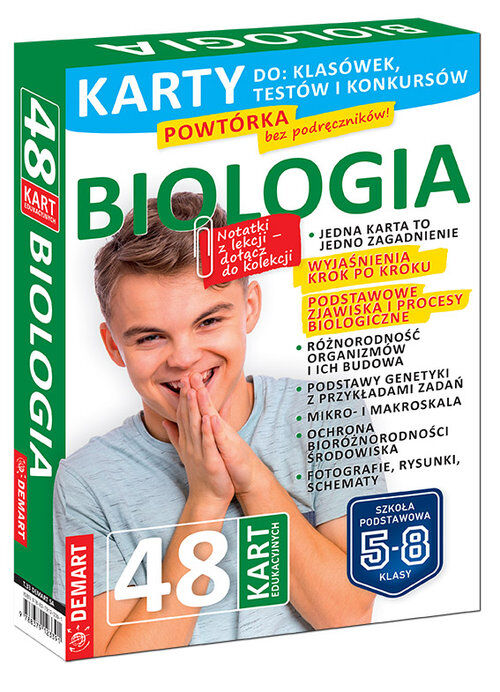 Karty edukacyjne Biologia