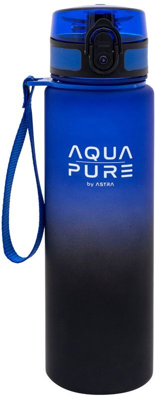 Bidon AQUA PURE by ASTRA 600 ml - blue/black