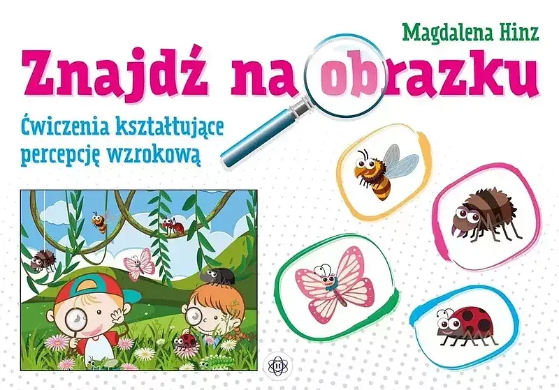 Znajdź na obrazku ćwiczenia kształtujące percepcję wzrokową
