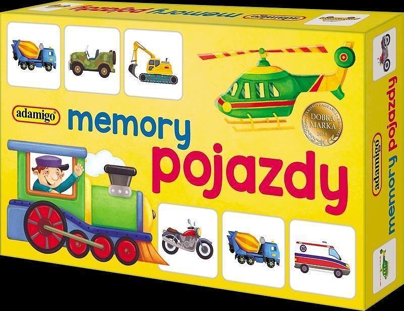 Gra memory pojazdy