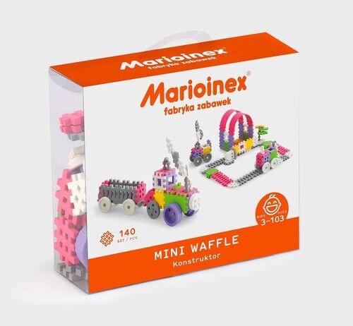 Klocki Mini waffle Konstruktor 140 dla dziewczynki