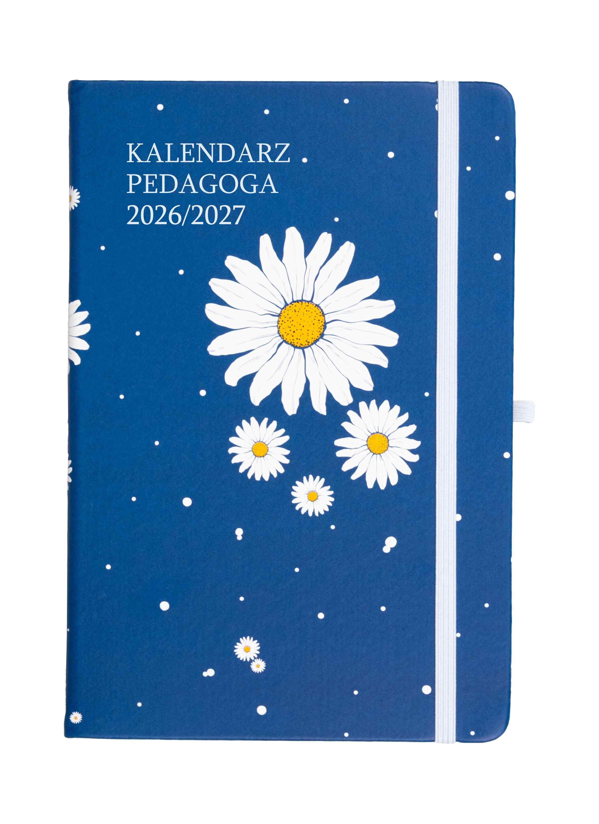 Kalendarz pedagoga 2026/2027 Salsa A5 tygodniowy stokrotka