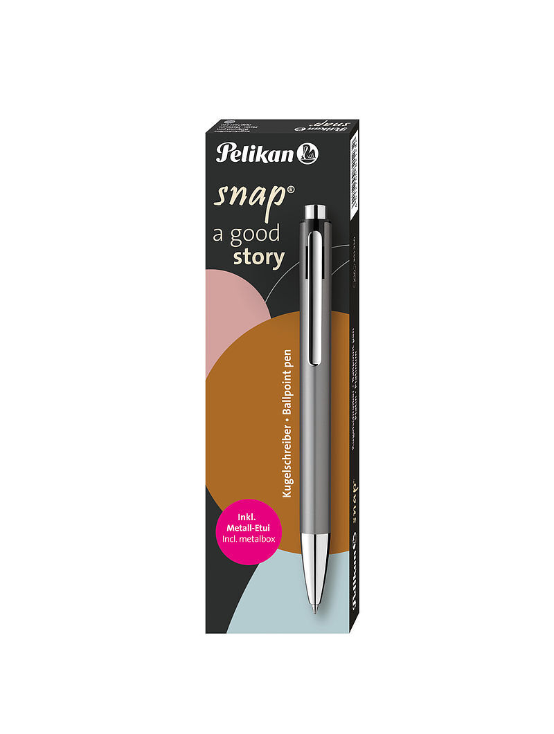 Długopis snap k10 metallic platin etui pelikan