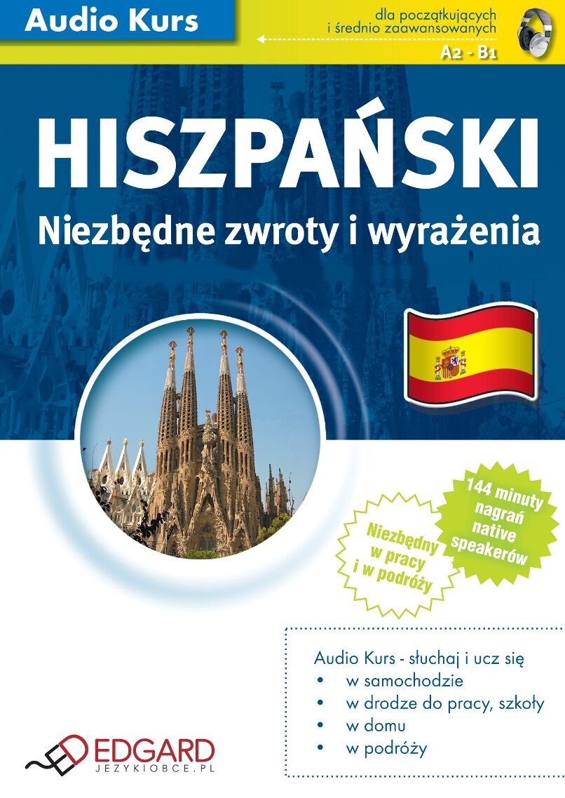 Hiszpański Niezbędne zwroty i wyrażenia (audiobook MP3)