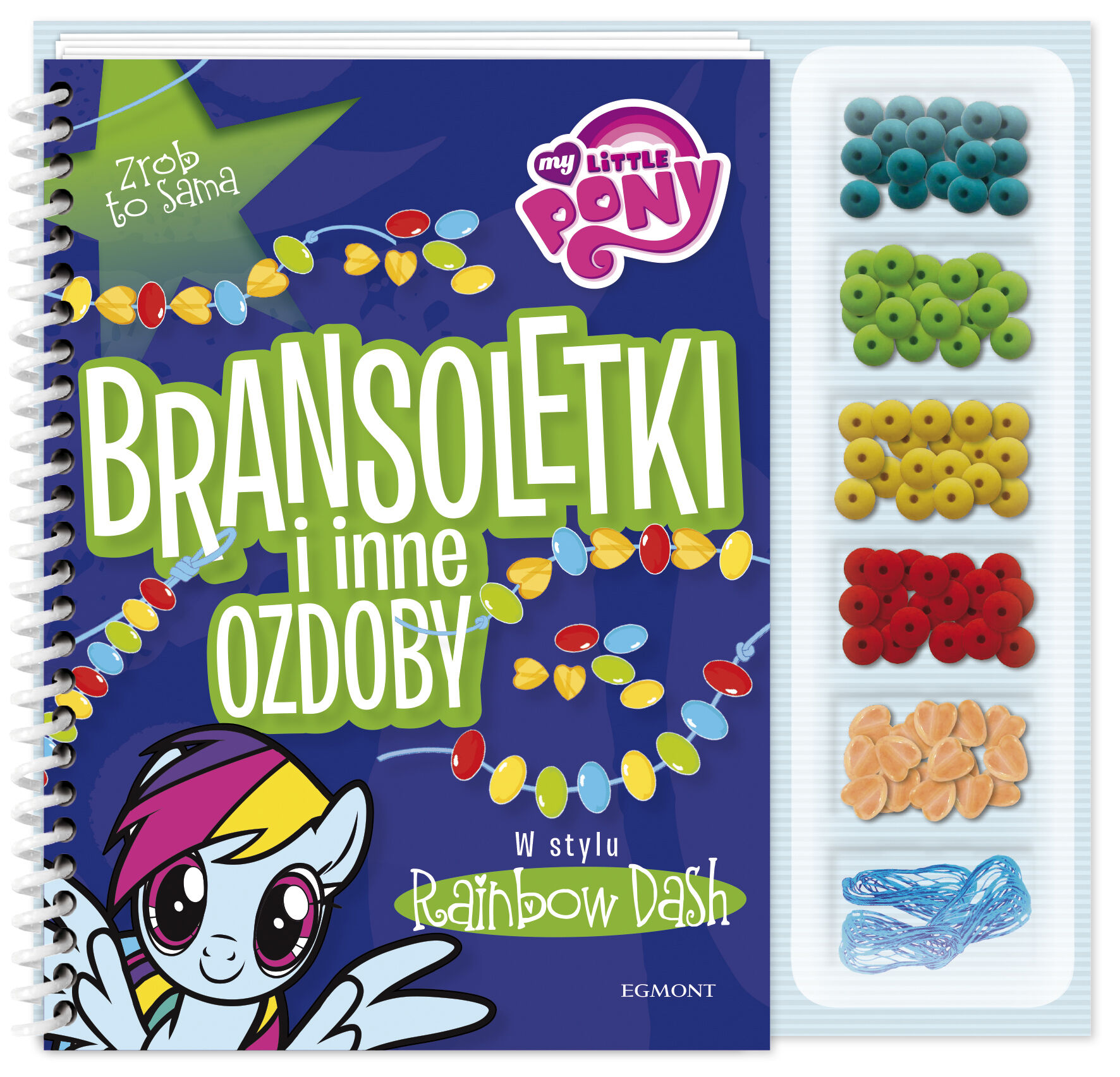 My Little Pony. Bransoletki i inne ozdoby w stylu Rainbow Dash