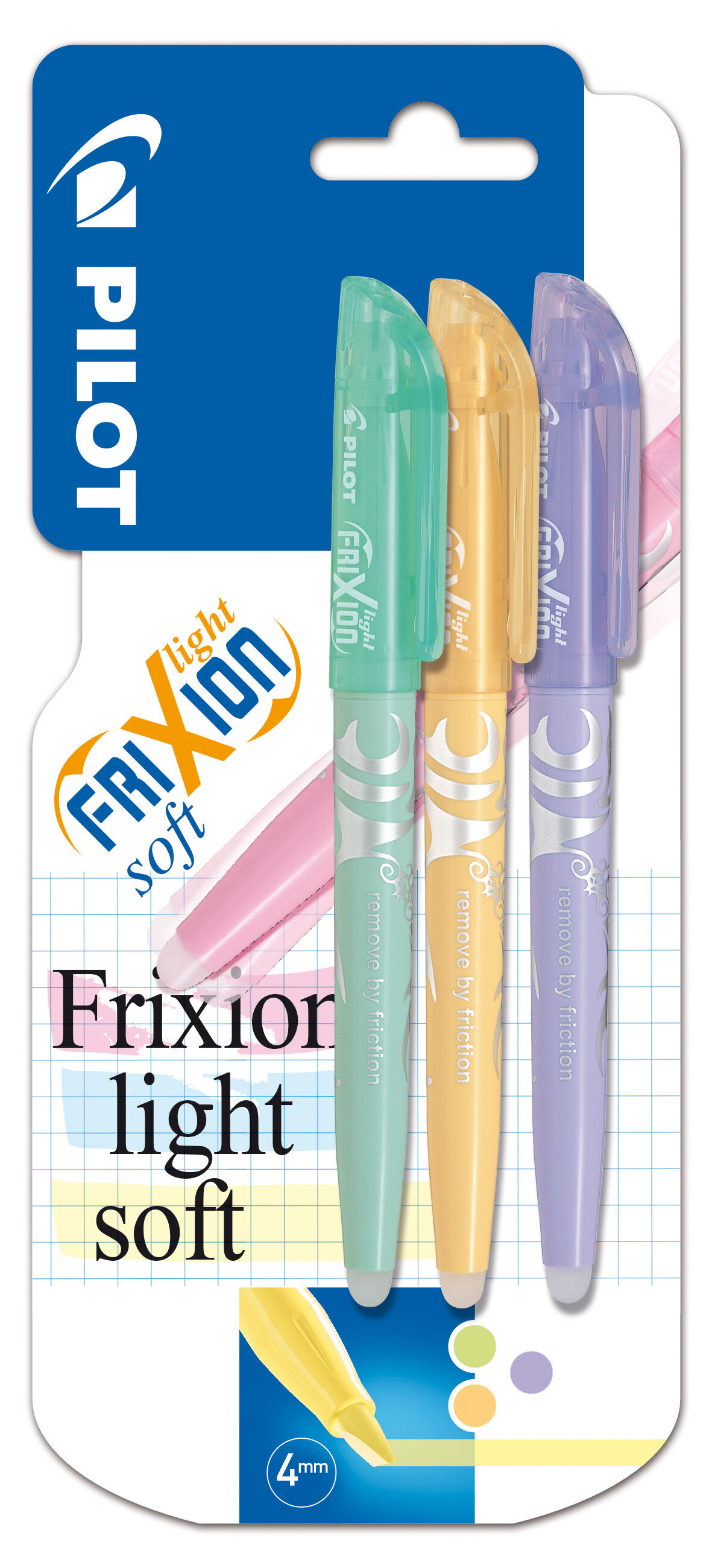 Zakreślacz frixion light soft x 3 kolory Pilot