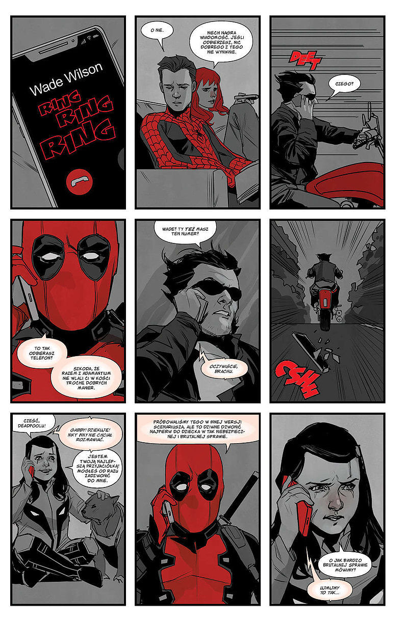 Deadpool - Czerń, biel i krew
