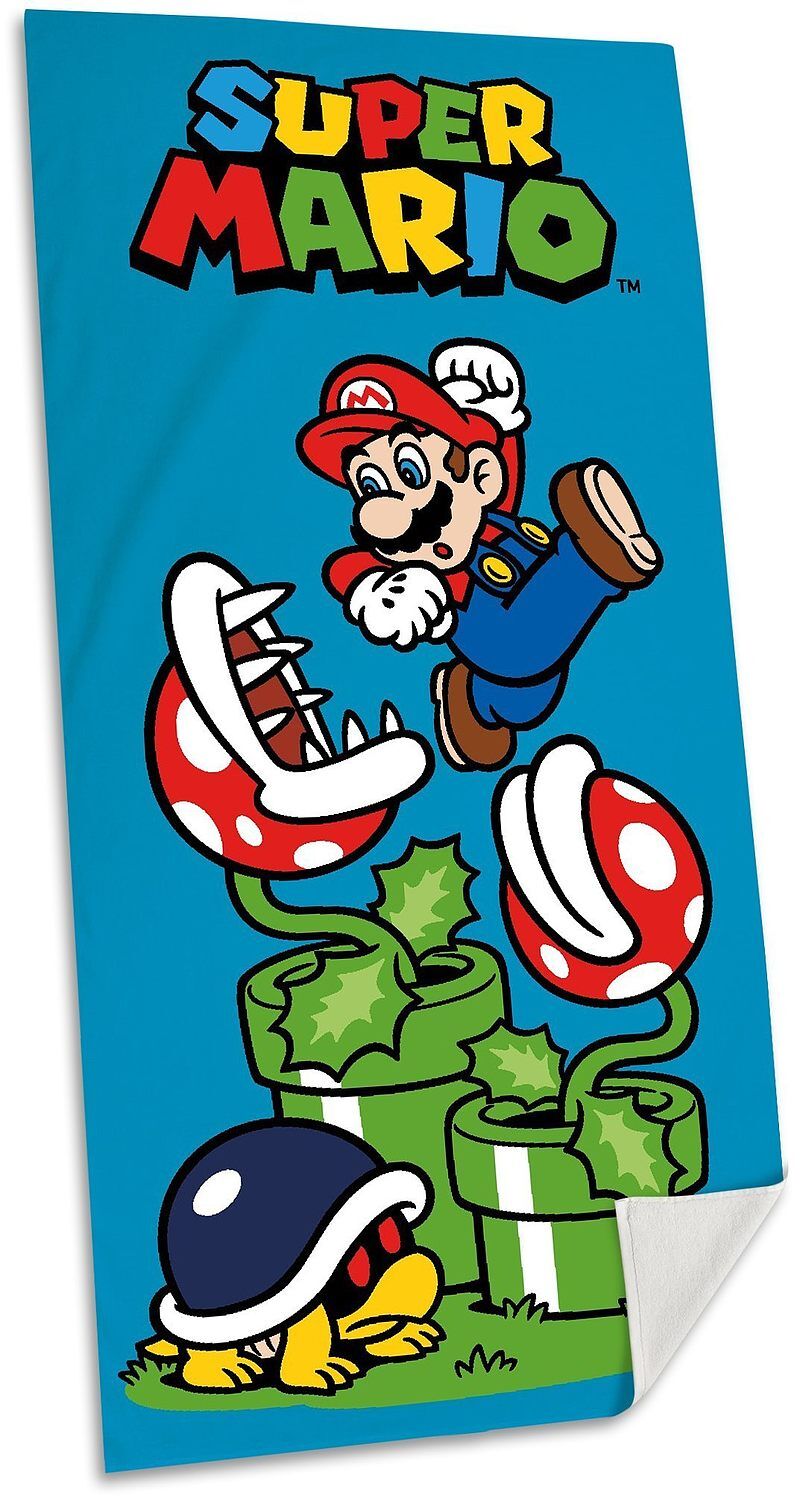 Ręcznik plażowy super mario 70x140 cm no-511t