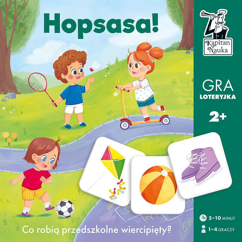 Hopsasa! Gra loteryjka. Kapitan Nauka