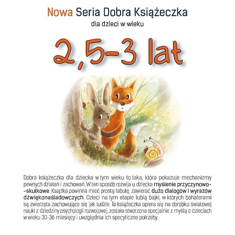 Nowa seria dobra książeczka 2,5-3 lat
