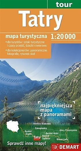 Tatry. Mapa turystyczna w skali 1:20 000