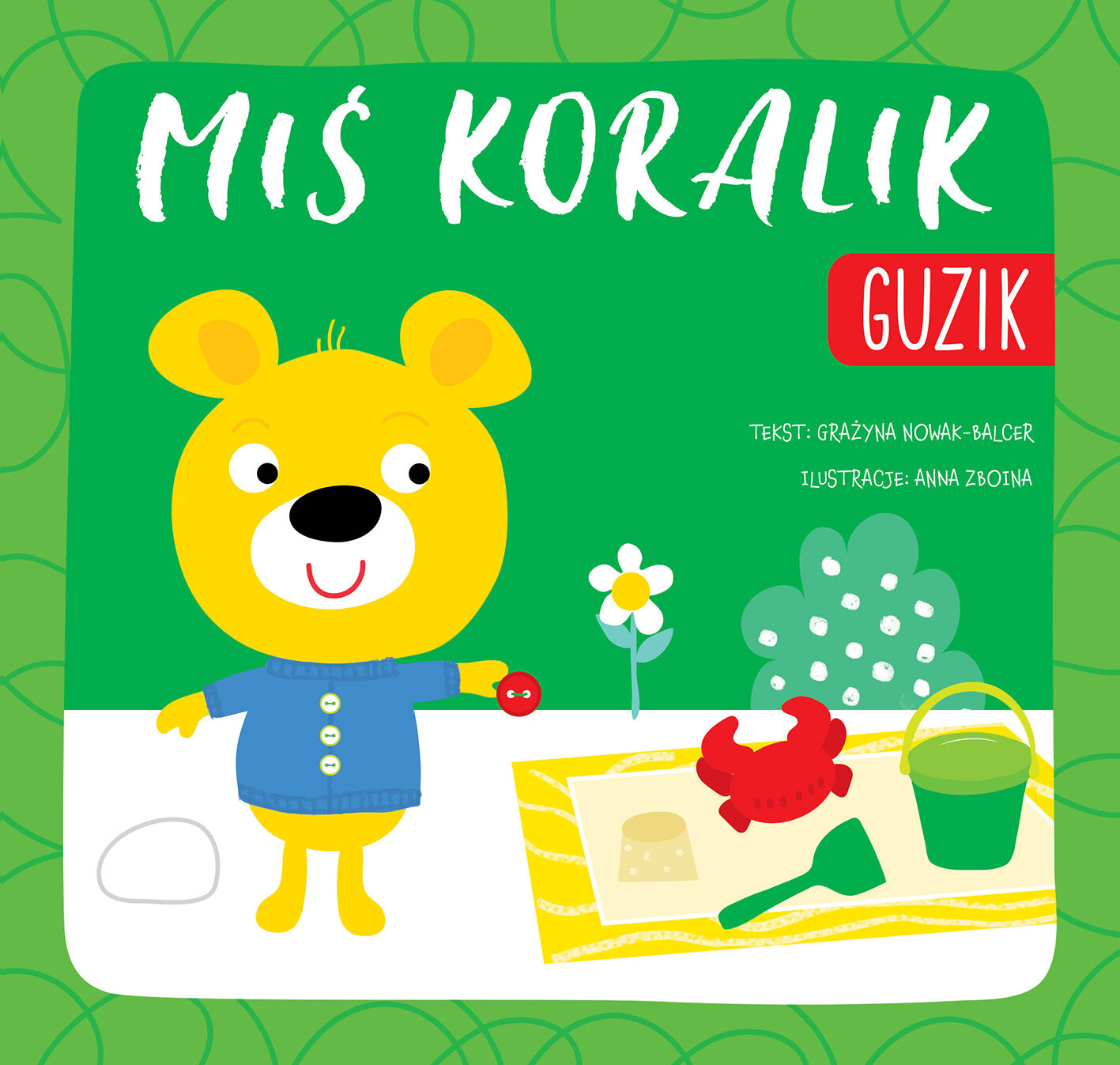 Miś Koralik. Guzik