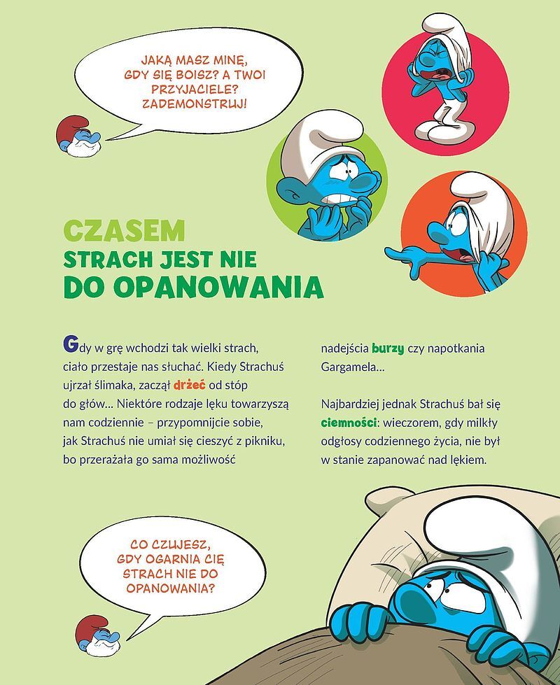 Smerfy i świat emocji - 01 - Smerf, który bał się ciemności.