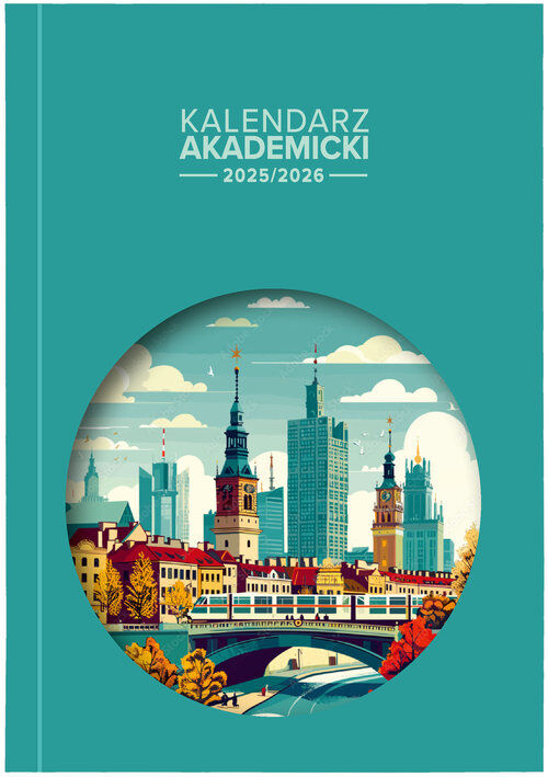 Kalendarz akademicki 2025/2026 A5T PCV bezbarwny MIASTO