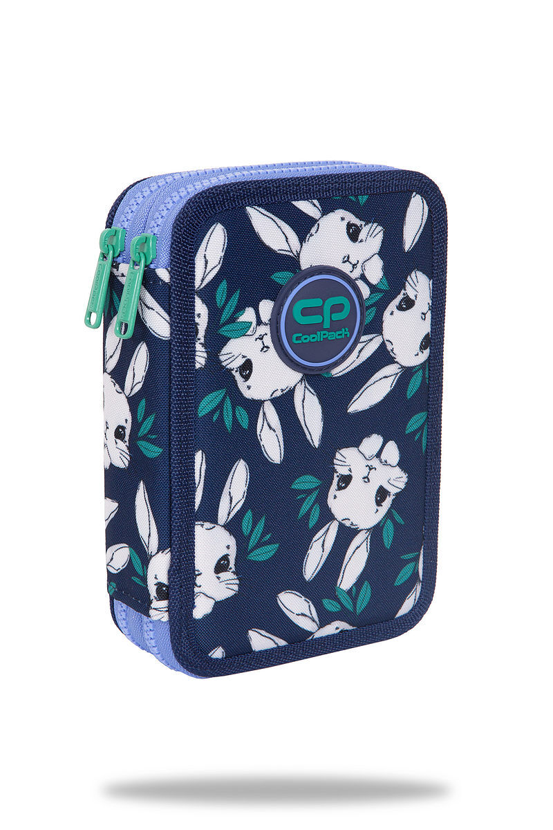 Piórnik 2-komorowy z wyposażeniem coolpack jumper 2 bunnyland