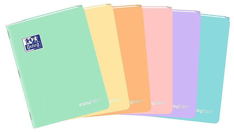 Zeszyt a5 60k linia oxford pp easybook pastel mix pakiet 8 szt