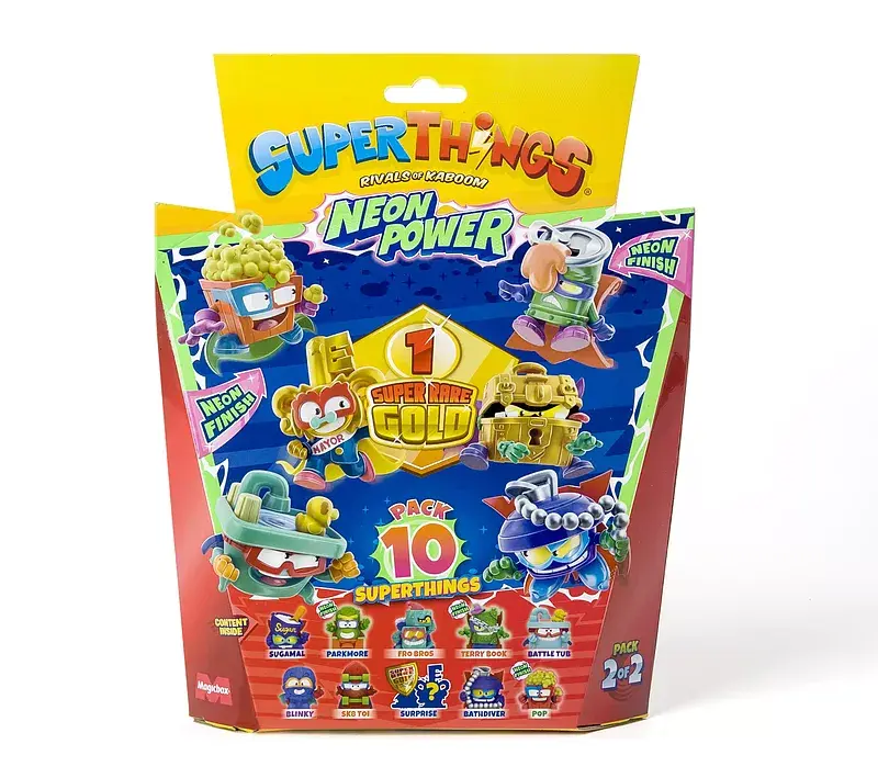 Superthings neon power pack 10 1szt. Mix