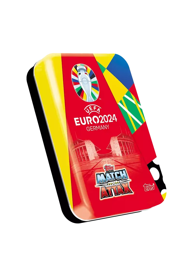 Euro 2024 topps cards mini puszka