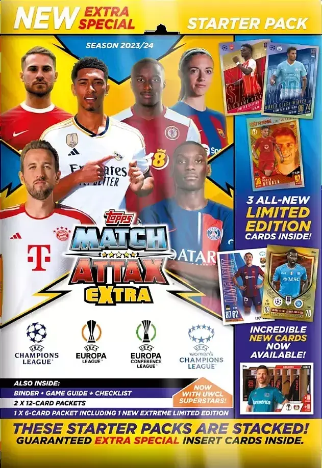 Match attax extra starter pack