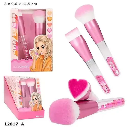 Zestaw pędzli do makijażu top model beauty&me 12817a