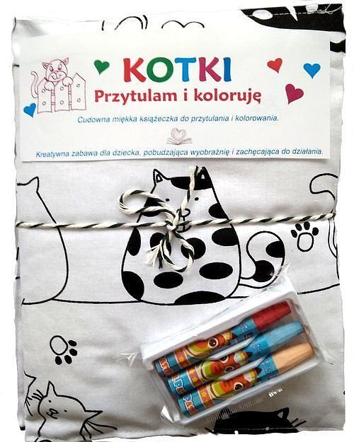 Kotki Przytulam i koloruję