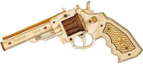 Robotime Drewniane Puzzle 3D Pistolet M60