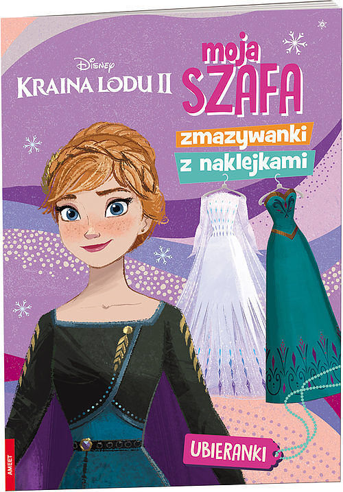 Kraina lodu 2 Moja szafa Zmazywanki z naklejkami