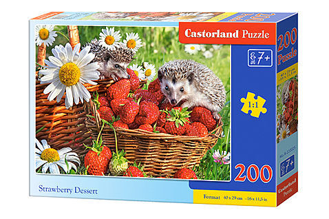Puzzle 200 truskawkowy deser