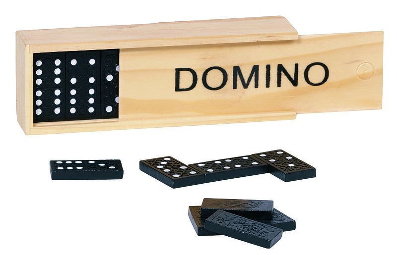 Gra domino drewniane