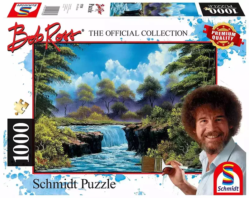 Puzzle 1000 pq bob ross wodospad w dolinie 111725
