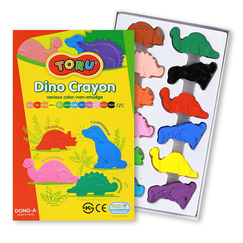 Kredki dino dong-a toru 12 kolorów