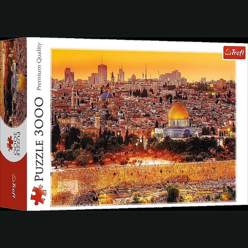 Puzzle 3000 dachy jerozolimy 33032