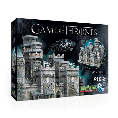 Wrebbit 3D Puzzle Gra o Tron Winterfell 910 elementów