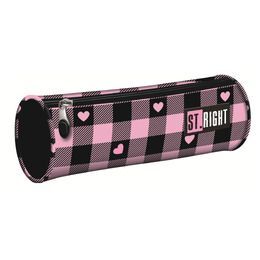 Piórnik tuba Pink Checkered