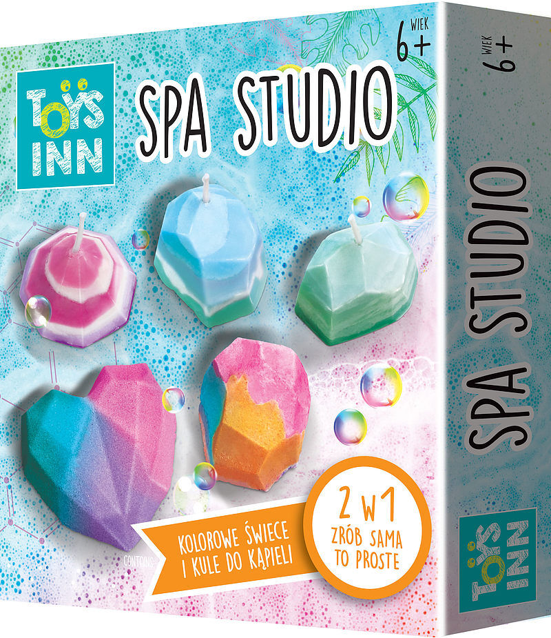 Spa Studio Kolorowe świece i kule do kąpieli