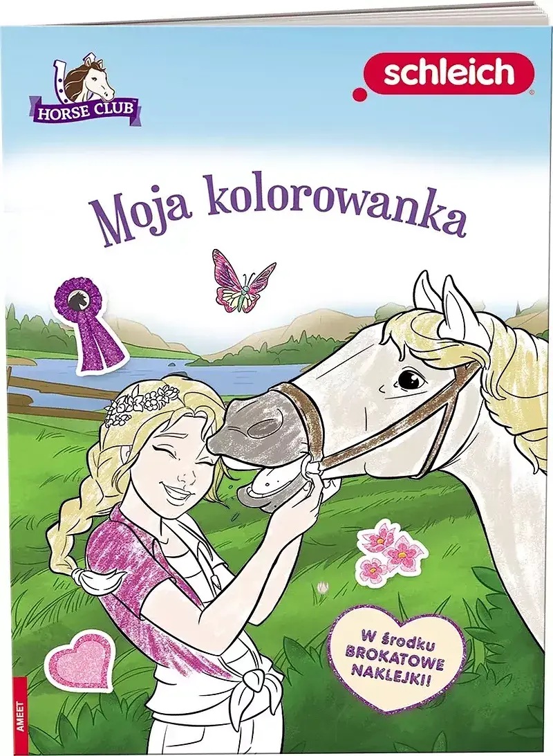 Schleich horse club moja kolorowanka fcbs-8401