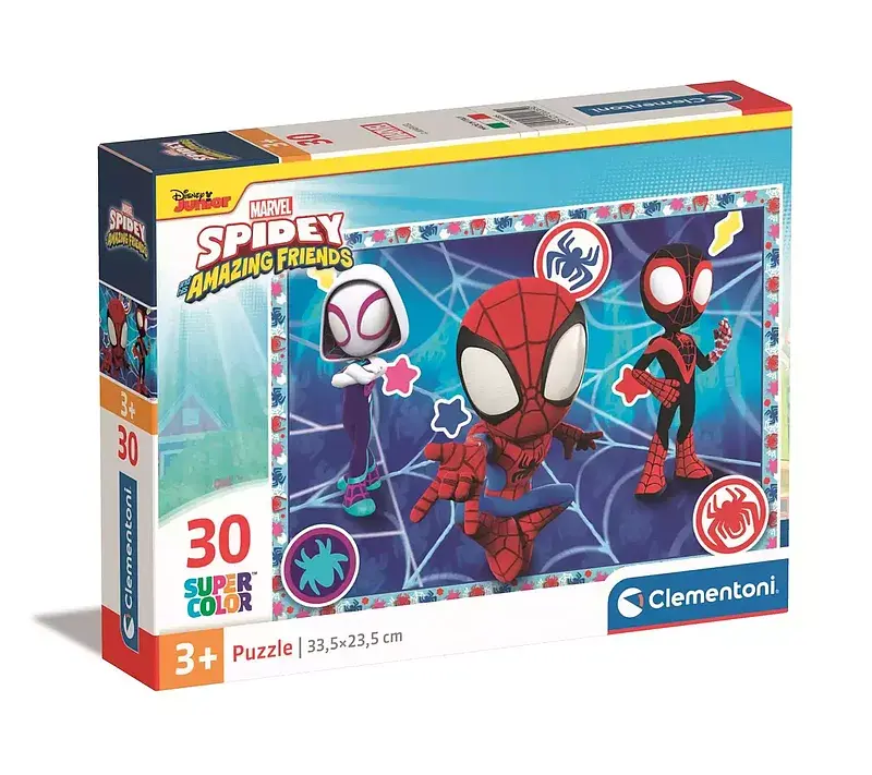 Puzzle 30 super kolor spidey and his amazing friends
