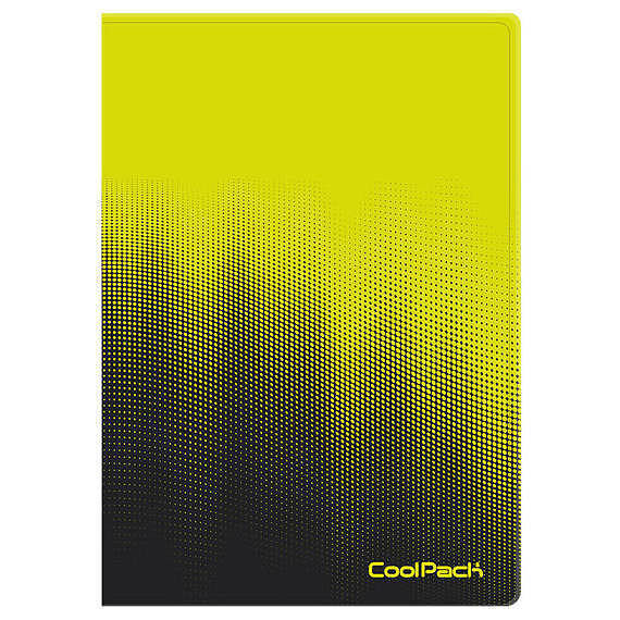 Teczka clear book a4 coolpack gradient 20 koszulek lemon