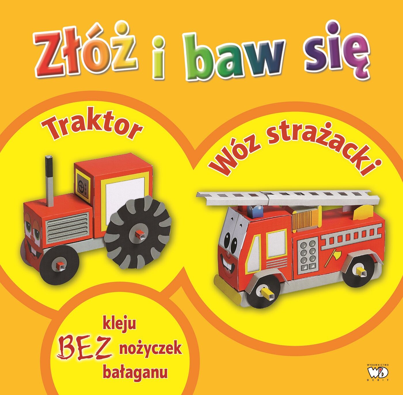 Traktor. Wóż strażacki