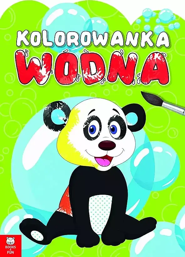 Zwierzęta w zoo. Kolorowanka wodna