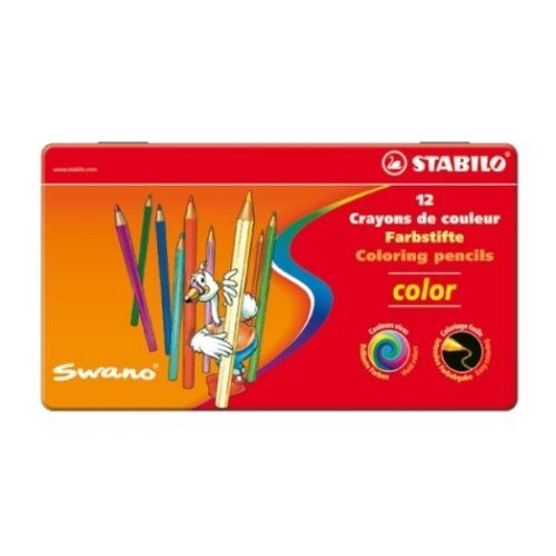 Kredki Color 12 sztuk w metalowym pudełku