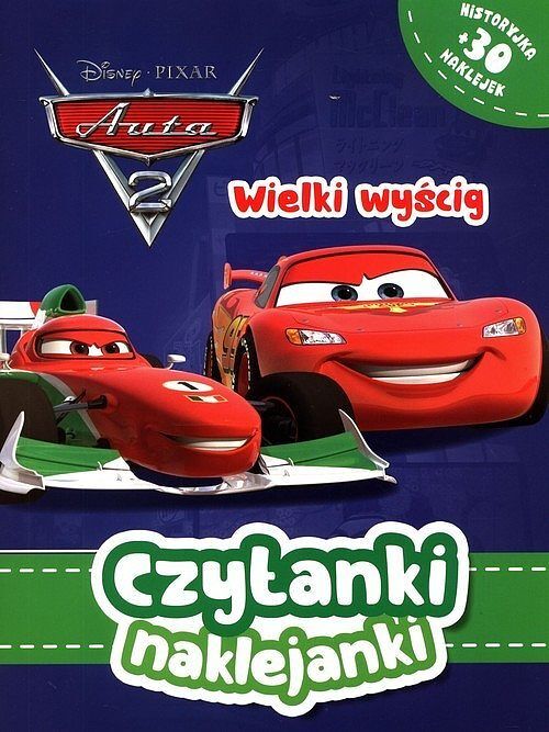 Czytanki naklejanki. Wielki wyścig. Disney Pixar Auta 2