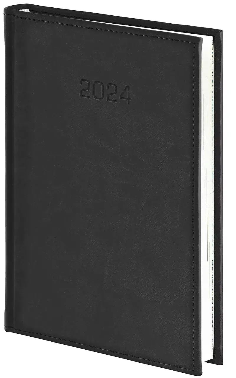 Kalendarz 2024 vivella z notesem a4 tygodniowy czarny